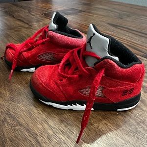 Jordan 5 Retro Infant Raging Bull Red